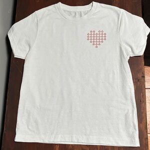 Anthropologie x Upcycle heart recycle tee